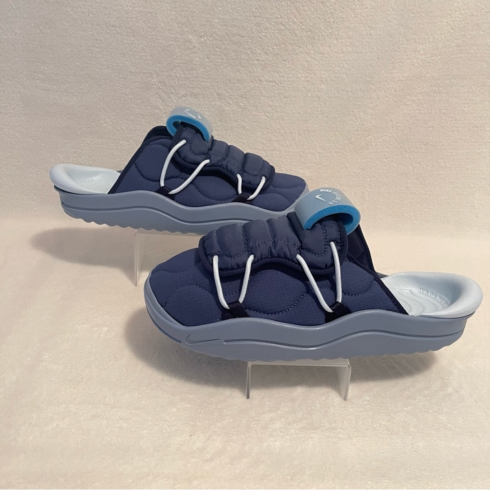 Nike Blue and Light Blue Men's Slip-On Loafers